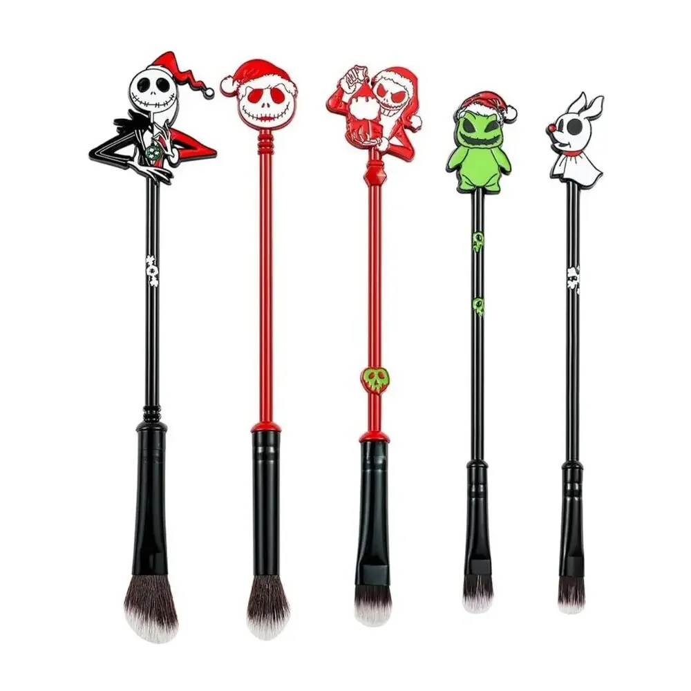 6 pc The Nightmare Before Christmas Makeup Brush Set, Jack Skellington